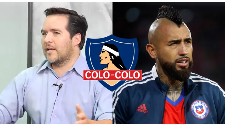 Caamaño abordó un eventual regreso de Arturo Vidal a Colo Colo.