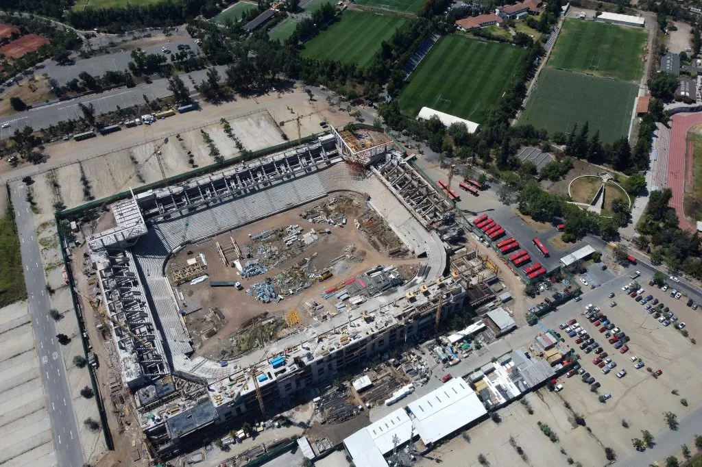 Universidad Católica tendrá un moderno estadio para 20 mil personas. La cancha será de pasto sintético (Foto: Photosport)