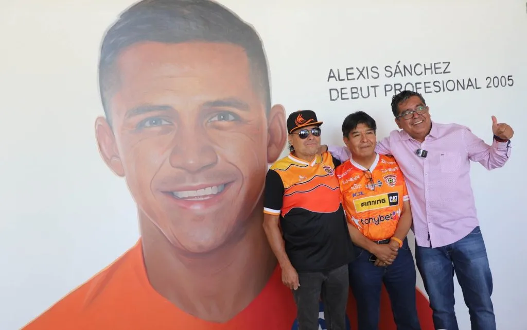 El homenaje a Alexis Sánchez en Cobreloa (Facebook Corporacion Cultura y Turismo)