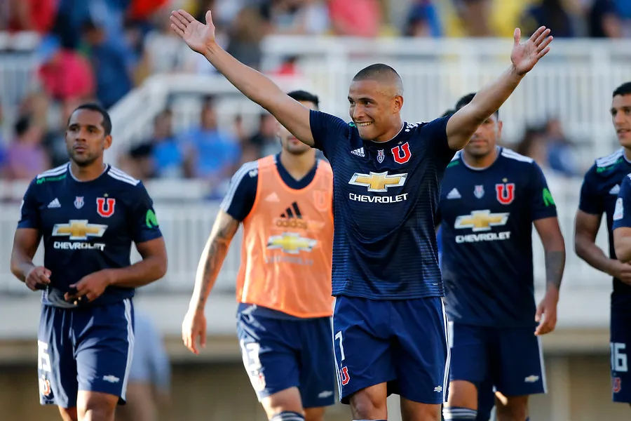 Benegas cuando declaraba amor eterno a la U, fue en la época en que compartió con un joven Maxi Guerrero (Photosport)
