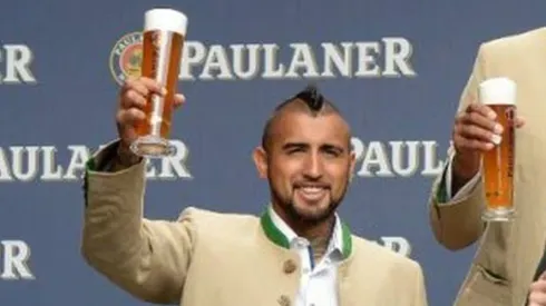 Vidal siempre ha sido catalogado por los hinchas como un jugador que consume mucho alcohol.