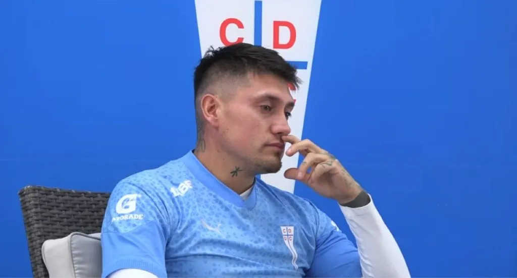 Castillo protagonizó un emotivo momento | Foto: Captura Cruzados