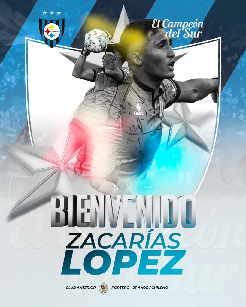 Zacarías López llegó a Huachipato por todo 2024 (@Huachipato)