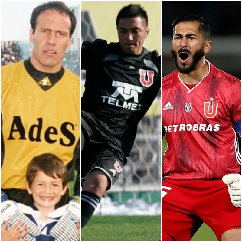 Durante casi 30 años, tres fueron los arqueros titulares de la U (Photosport – Archivo)
