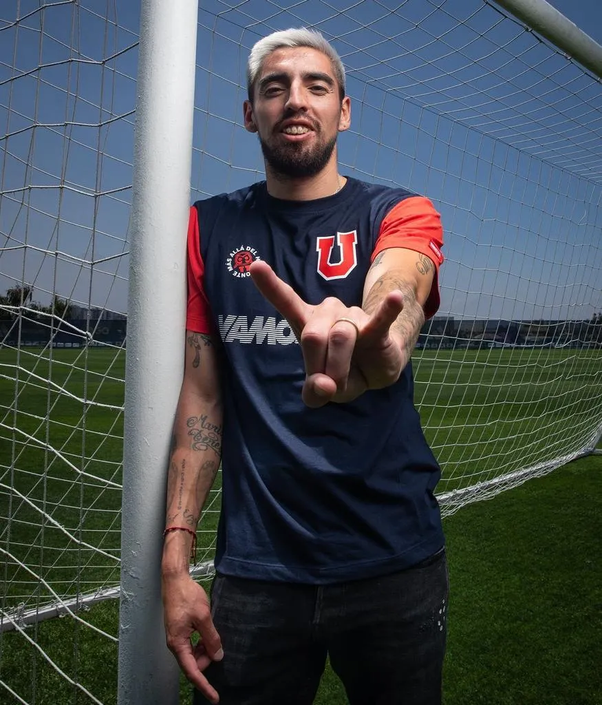 Gabriel Castellón, el nuevo arquero de la U (Prensa UCH)