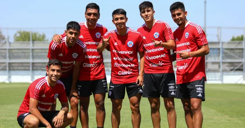 Los azules de La Roja en el Sudamericano Sub 20 de 2023 (ANFP)
