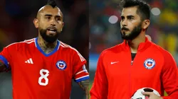 Arturo Vidal intentó convencer a Johnny Herrera de un "sapeo" en el camarín. (Foto: Photosport)