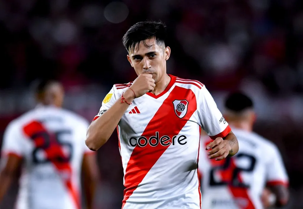 Pablo Solari fue transferido de Colo Colo a River Plate por cinco millones de dólares, en julio del 2022. (Foto: Getty)
