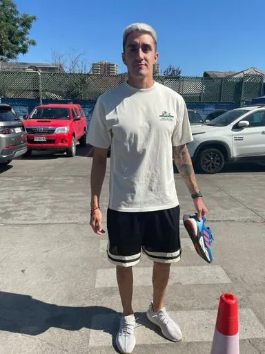 Tapia en esta jornada en la Clínica MEDS | Foto: Bolavip Chile