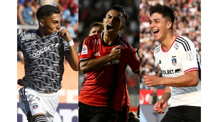 Jordhy Thompson, Vicente Pizarro y Damián Pizarro destacaron durante 2023 en Colo Colo. (Foto: Photosport)