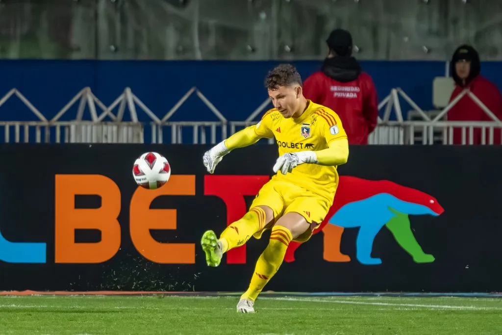 Martín Ballesteros en el amistoso de Colo Colo vs River Plate. (Foto: Guillermo Salazar)