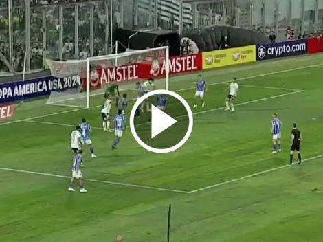 (VIDEO) El palo salva a Godoy Cruz: la jugada de Maxi Falcón que casi abre el marcador para Colo Colo