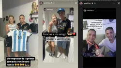 Yésica Frías cumple su palabra y vende los artículos del campeón del mundo Exequiel Palacios