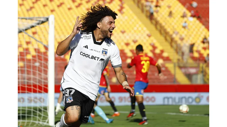 Maximiliano Falcón se refiere al partido de Colo Colo ante Godoy Cruz en el Monumental. (Foto: Photosport)