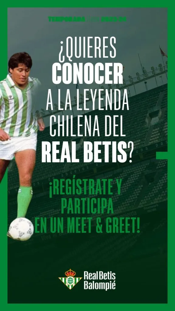 Real Betis te invita a conocer a Patricio Yáñez.