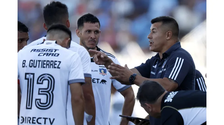 El entrenador de Colo Colo salió en defensa de sus jugadores. (Foto: Andrés Pina/Photosport)