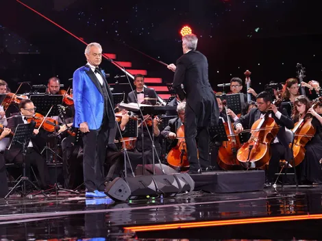El homenaje de Andrea Bocelli al Inter de Alexis Sánchez en el Festival de Viña