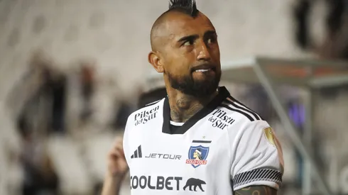 Arturo Vidal sería titular en la revancha de Colo Colo contra Godoy Cruz. (Foto: Jonnathan Oyarzún/Photosport)