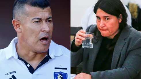 El DT de Colo Colo se lanzó contra la jefa de Estadio Seguro. (Foto: Photosport/Aton)