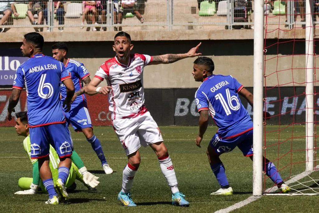 Reynero ya sabe lo que es convertir ante la U | | FOTO: Alex fuentes/Photosport