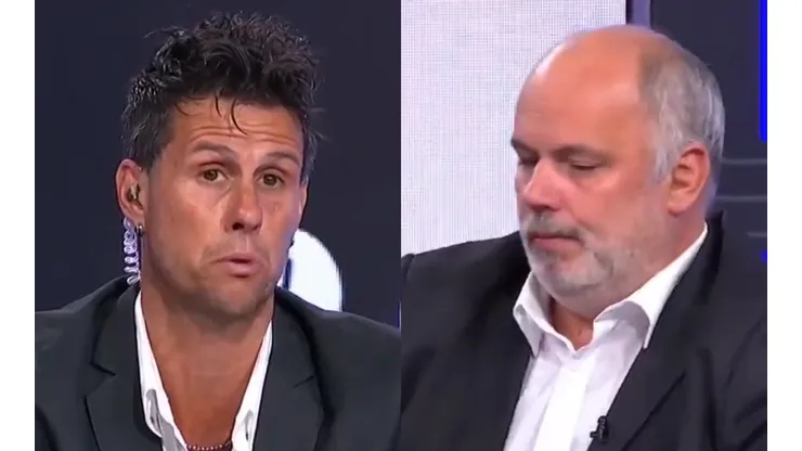 Diego Rivarola y Sebastián Esnaola tuvieron un cruce de palabras en panel televisivo. (Foto: Capturas ESPN)