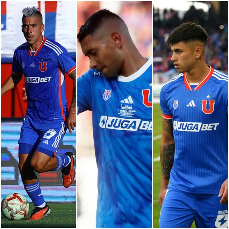 Fernández, Palacios y Guerrero: El tridente que podría jugar el clásico (Photosport)