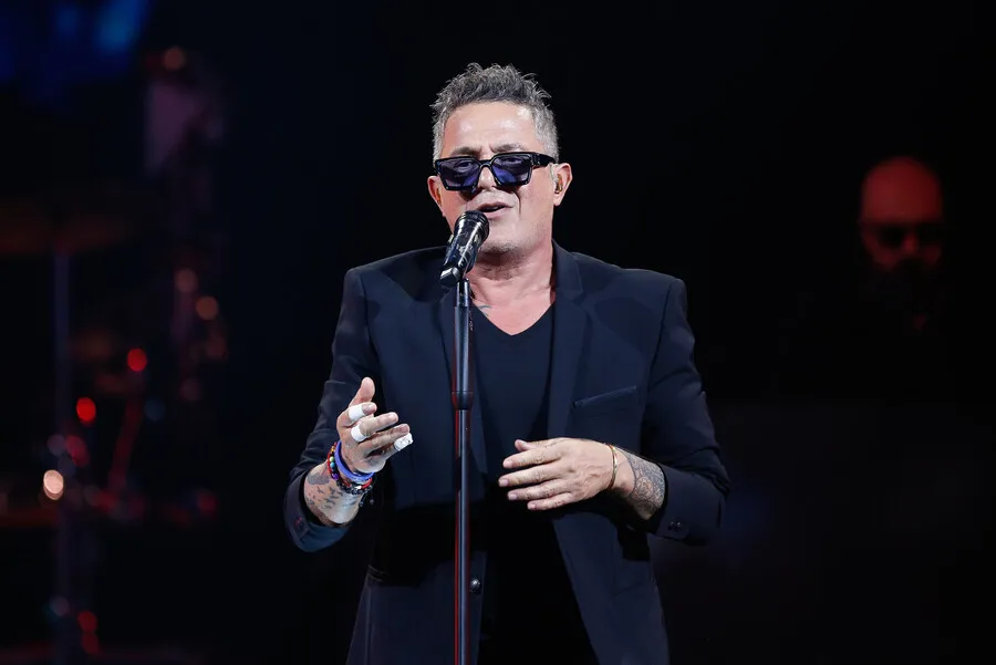 Alejandro Sanz, en general no estuvo a la altura del primer show del festival (Agencia Uno)