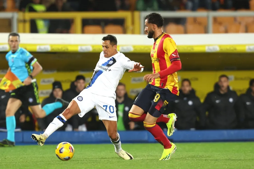 Alexis Sánchez fue titular en triunfo del Inter de Milán ante Lecce (Foto: Getty)