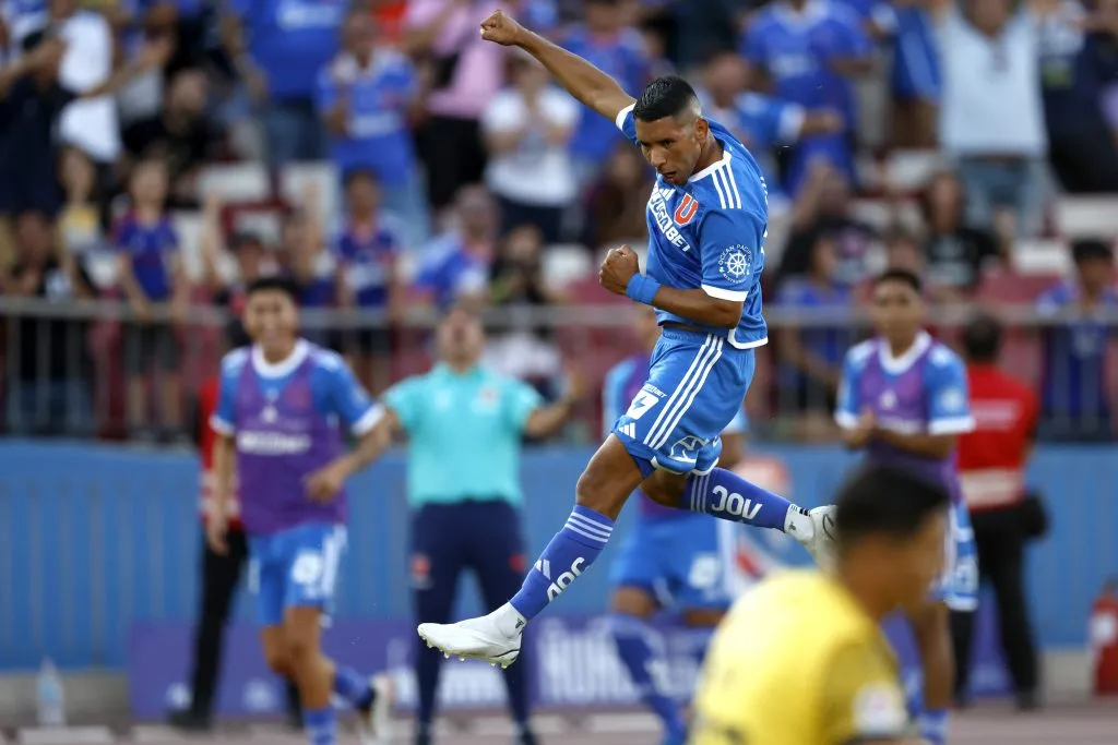 Palacios le dio el primer triunfo a la U en el Torneo Nacional | FOTO: Andres Pina/Photosport