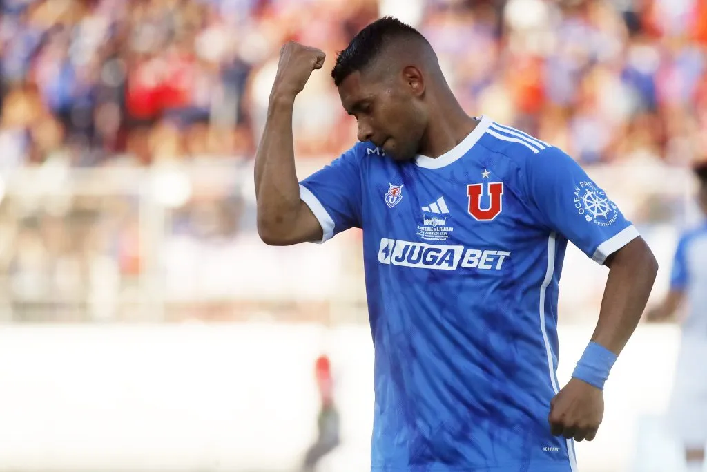 El Chorri Palacios fue el autor del único tanto de la Universidad de Chile Jonnathan Oyarzun/Photosport