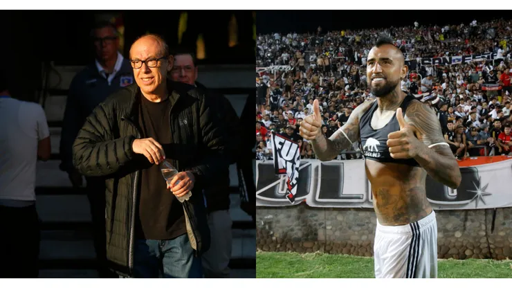 Presidente de Blanco y Negro le hizo un comentario a Vidal que a los hinchas no les gustó.