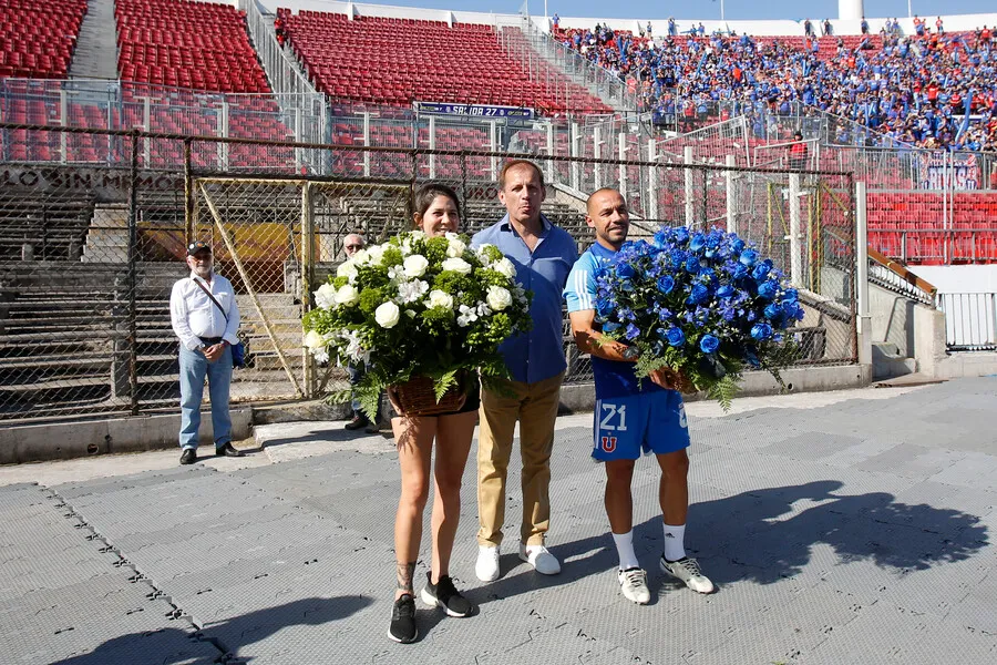 El homenaje al memoria, fue el momento más emotivo según Barrera (Photosport)