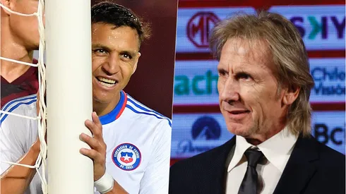 Alexis Sánchez recibe una enérgica sugerencia por parte de Ricardo Gareca