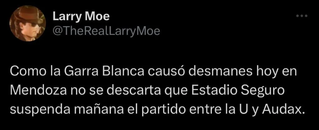 La publicación de Larry Moe (Captura)
