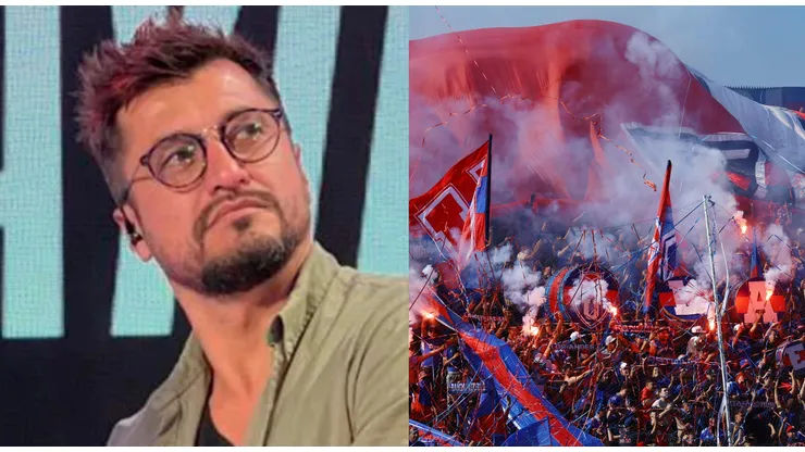 Peric le declara su amor a la hinchada de la Universidad de Chile.