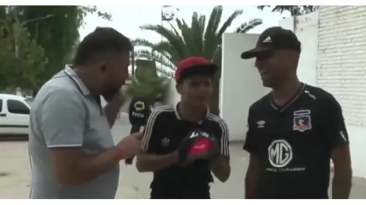 Asombro generó en el noticiario una historia de unos hinchas de Colo Colo.
