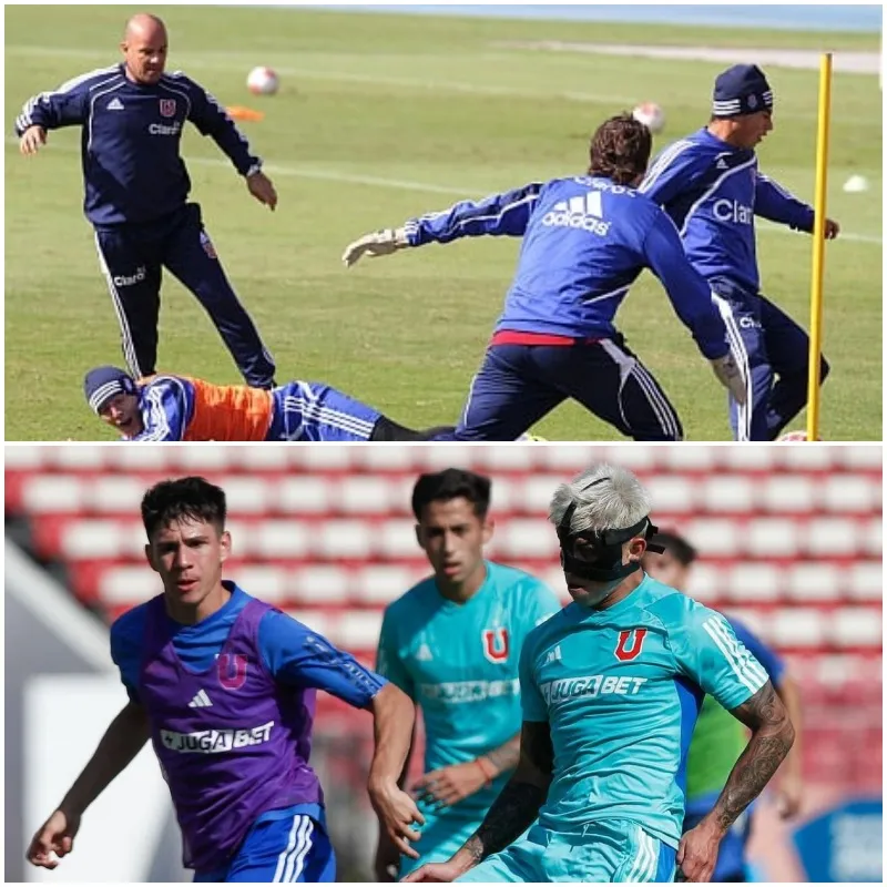 El trabajo en la era Sampaoli vs el trabajo en la era Álvarez (Prensa UCH)