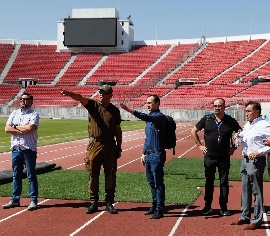 La U ha realizado visitas y coordinaciones con carabineros más autoridades respectivas (Prensa UCH)