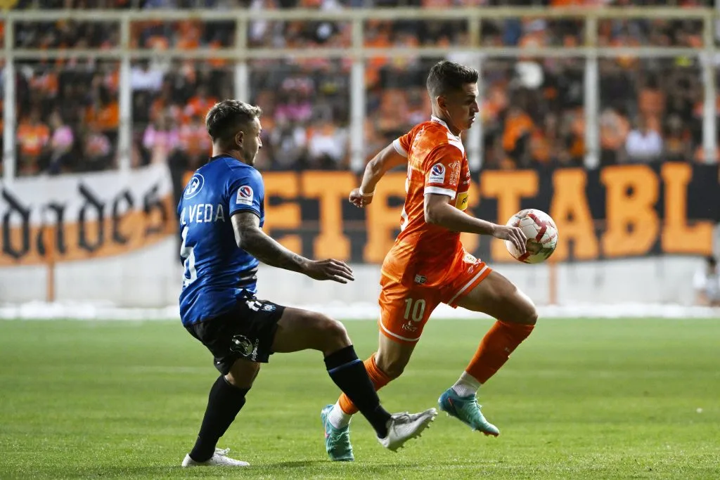 Marco Borgnino -der- se ganó el corazón de Cobreloa (Photosport)