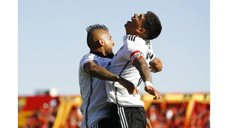 Arturo Vidal se lució en la goleada de Colo Colo sobre Unión Española. (Foto: Felipe Zanca/Photosport)