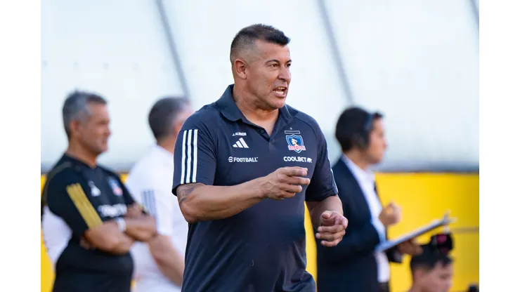 El entrenador de Colo Colo habló tras la victoria ante Unión Española. (Foto: Guillermo Salazar)