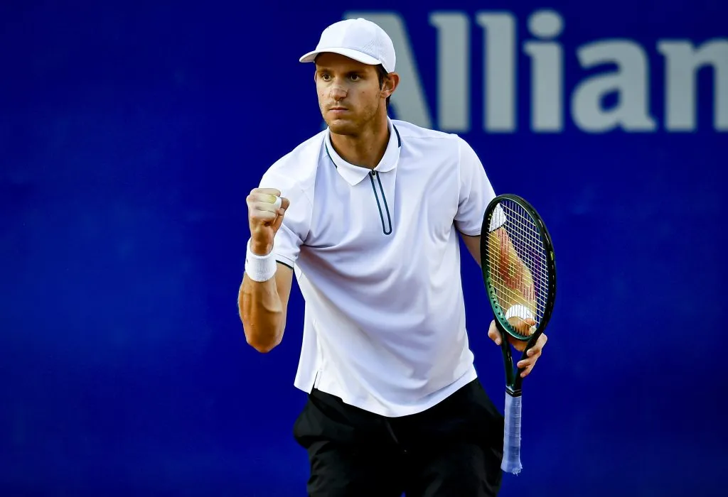 Nicolás Jarry venció a Carlos Alcaraz y ahora va por el título del ATP 250 de Buenos Aires. (Foto: Getty)
