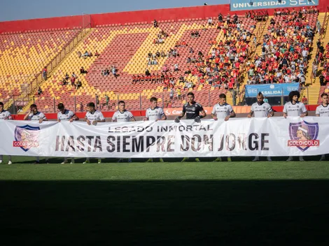 VIDEO: ¡Un minuto de aplausos! El tremendo homenaje de Unión Española y Colo Colo para Jorge Toro