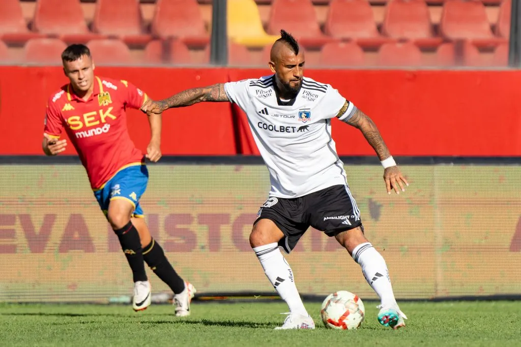 Vidal fue clave en el triunfo del Cacique ante Unión Española. (Foto: Guillermo Salazar)