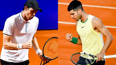 Nicolás Jarry se mide ante Carlos Alcaraz por las semifinales del ATP de Buenos Aires. (Foto: Getty)