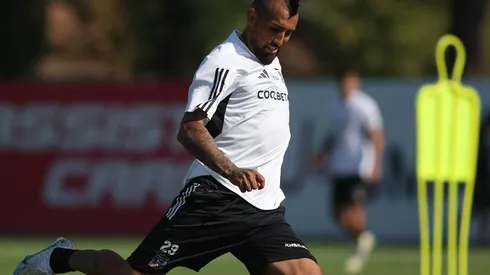 Arturo Vidal será titular este sábado en Colo Colo ante Unión Española. (Foto: Colo Colo)