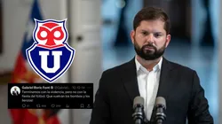 El hincha de la U no se la perdona a Gabriel Boric, el presidente de nuestro país