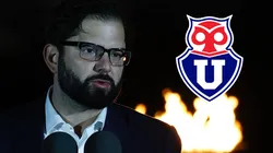 Reclaman contra el Presidente Gabriel Boric por lo ocurrido con el partido de Universidad de Chile.