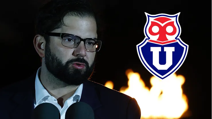 Reclaman contra el Presidente Gabriel Boric por lo ocurrido con el partido de Universidad de Chile.