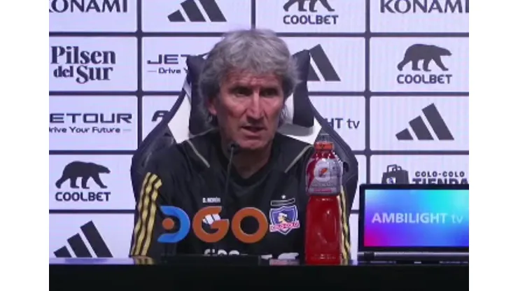 El gerente deportivo de Colo Colo dio por cerrado el plantel de este 2024. (Foto: Captura)